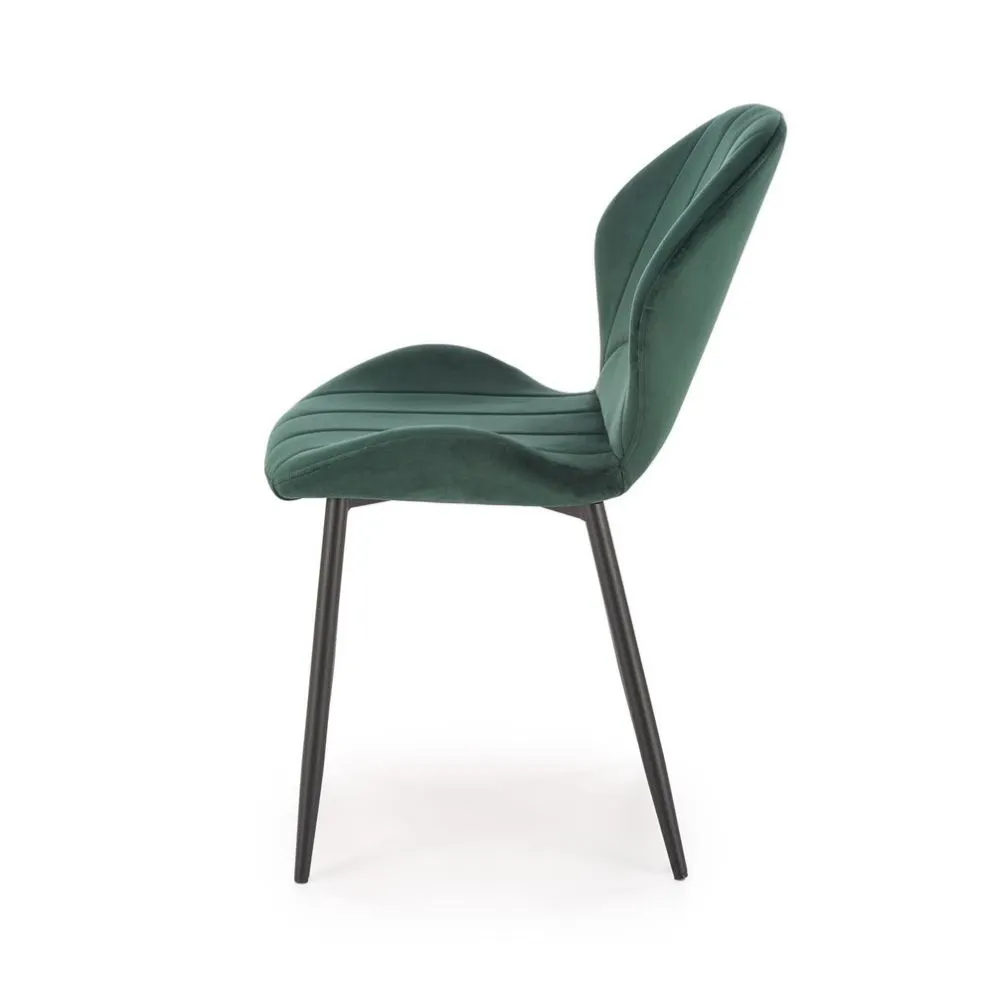 Krzesło tapicerowane K538 VELVET zielone glamour I sklep meblowy MIRAT. styl GLAMOUR, LOFT