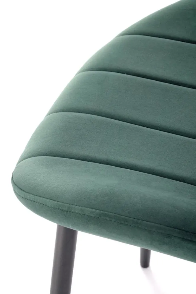 Krzesło tapicerowane K538 VELVET zielone glamour I sklep meblowy MIRAT. styl GLAMOUR, LOFT