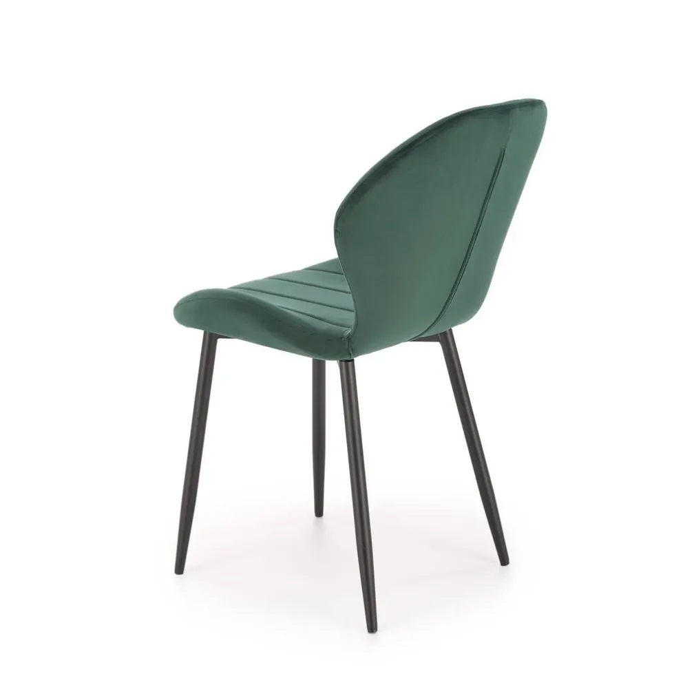 Krzesło tapicerowane K538 VELVET zielone glamour I sklep meblowy MIRAT. styl GLAMOUR, LOFT