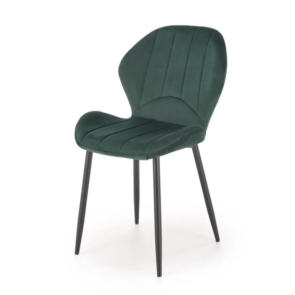 Krzesło tapicerowane K538 VELVET zielone glamour I sklep meblowy MIRAT. styl GLAMOUR, LOFT