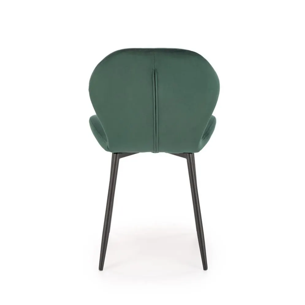 Krzesło tapicerowane K538 VELVET zielone glamour I sklep meblowy MIRAT. styl GLAMOUR, LOFT