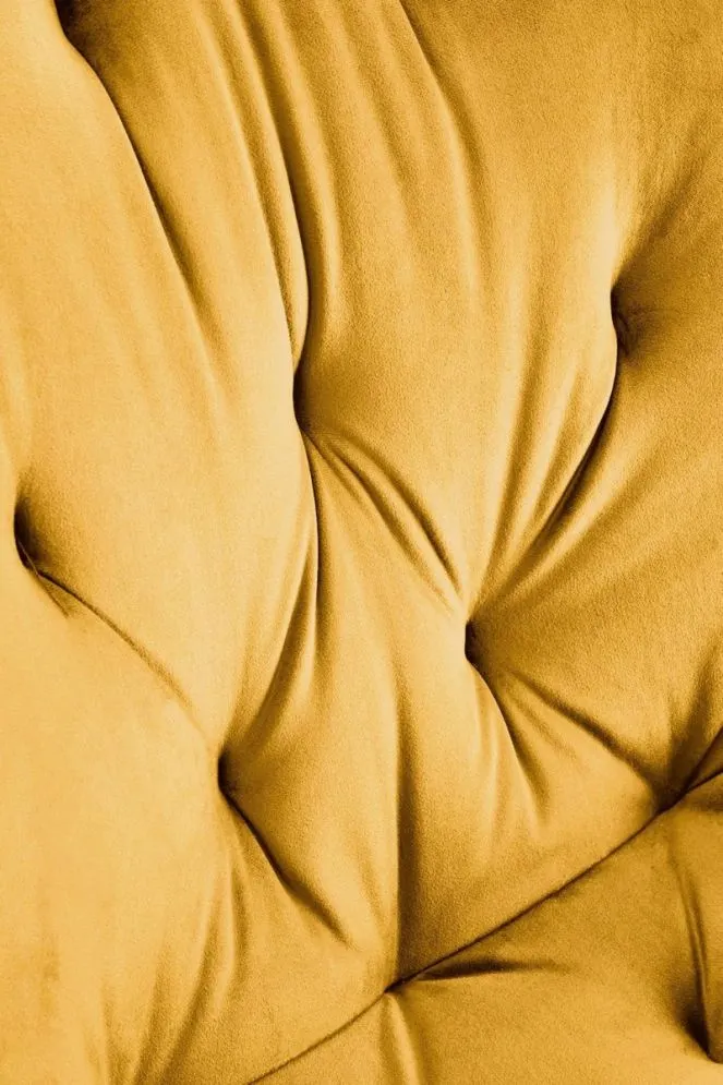Krzesło tapicerowane K519 VELVET musztardowe obracane tapicerowane I sklep meblowy MIRAT. styl GLAMOUR