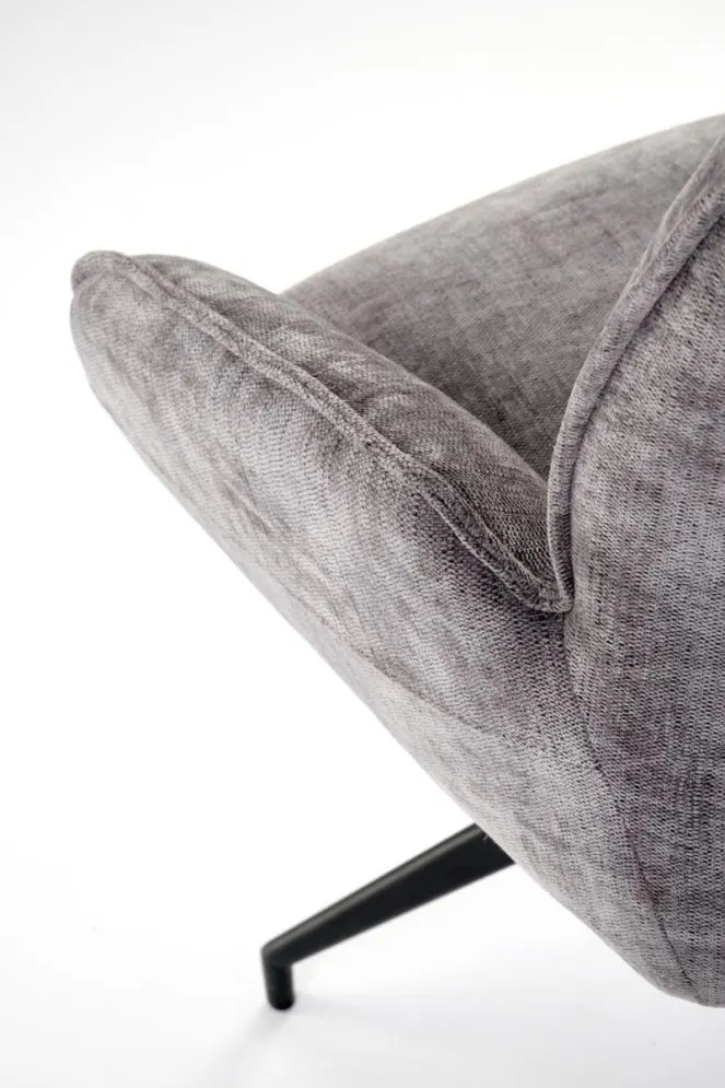 Krzesło tapicerowane K553 szare obracane 360° I sklep meblowy MIRAT. styl LOFT