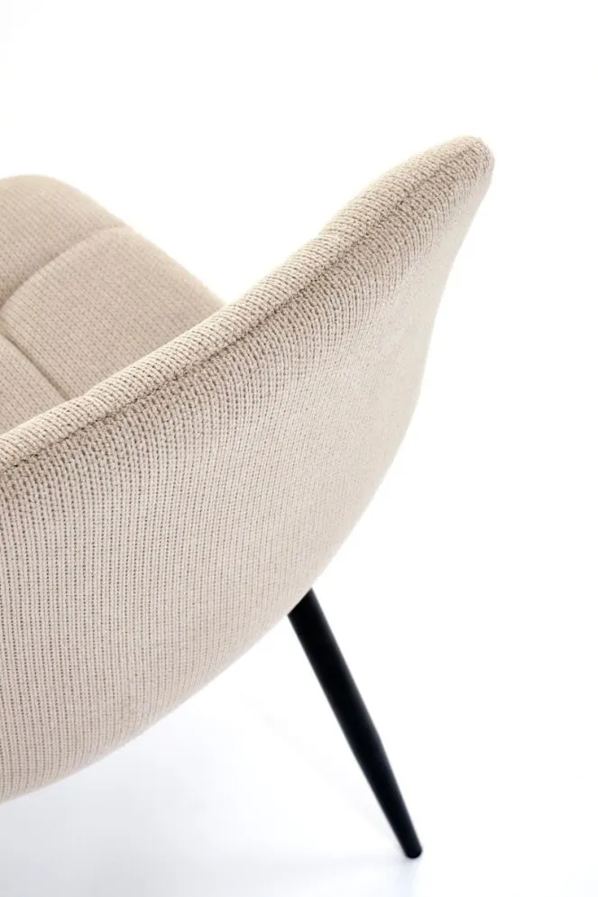 Krzesło tapicerowane K560 beżowe pikowane I sklep meblowy MIRAT. styl LOFT