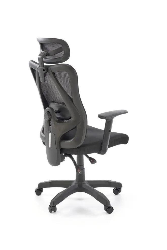Fotel biurowy RAMOS czarny ergonomiczny I sklep meblowy MIRAT.