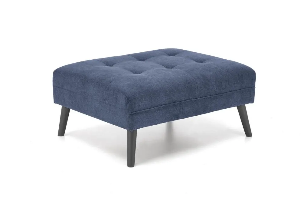 Sofa rozkładana CORNELIUS niebieska na drewnianych nogach I sklep meblowy MIRAT.
