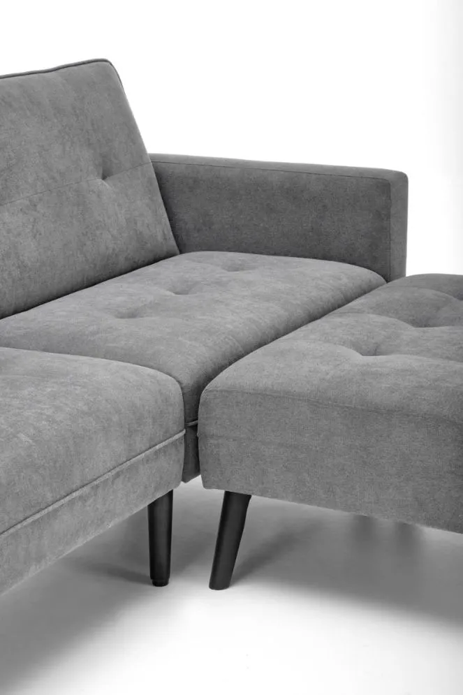 Sofa rozkładana CORNELIUS szara z podnóżkiem I sklep meblowy MIRAT.