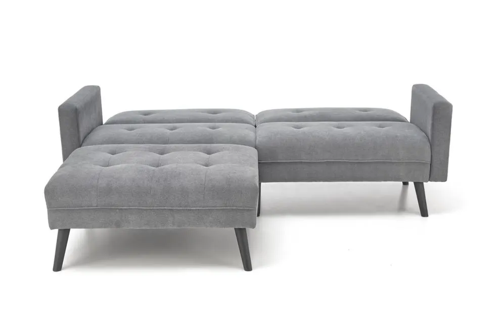 Sofa rozkładana CORNELIUS szara z podnóżkiem I sklep meblowy MIRAT.