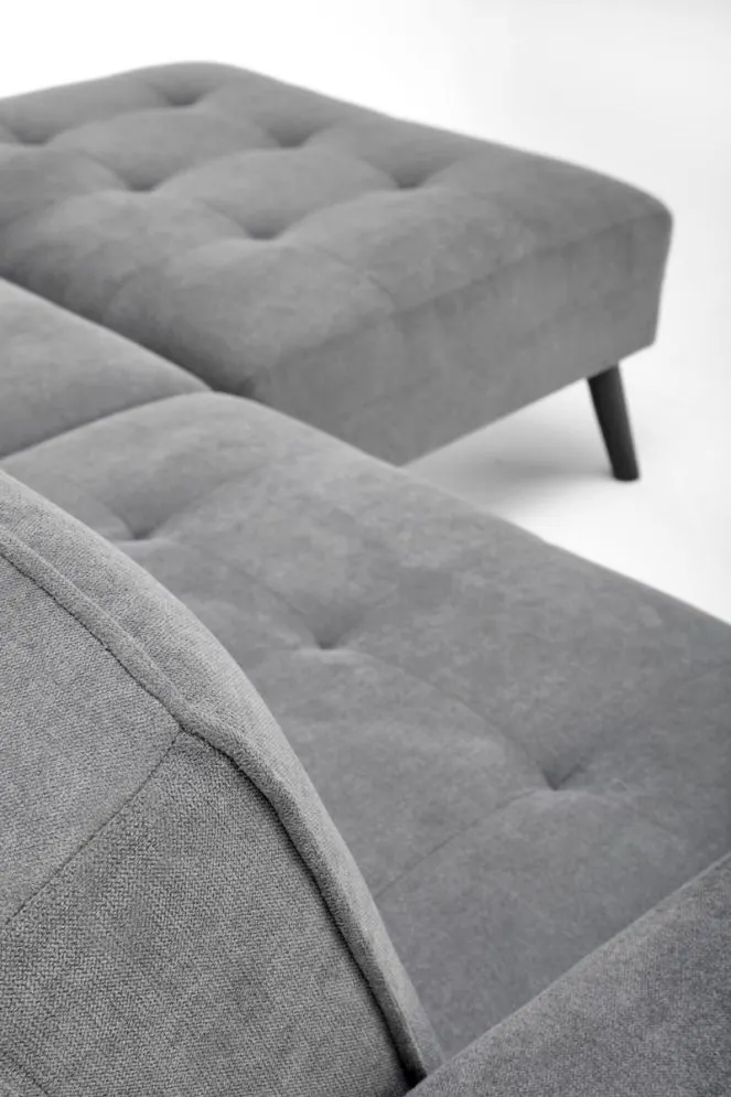 Sofa rozkładana CORNELIUS szara z podnóżkiem I sklep meblowy MIRAT.