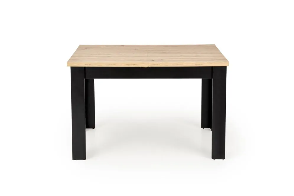 Stół rozkładany BAGIO 120(160)x80 dąb artisan/czarny w stylu skandynawskim I sklep meblowy MIRAT. styl SKANDYNAWSKI