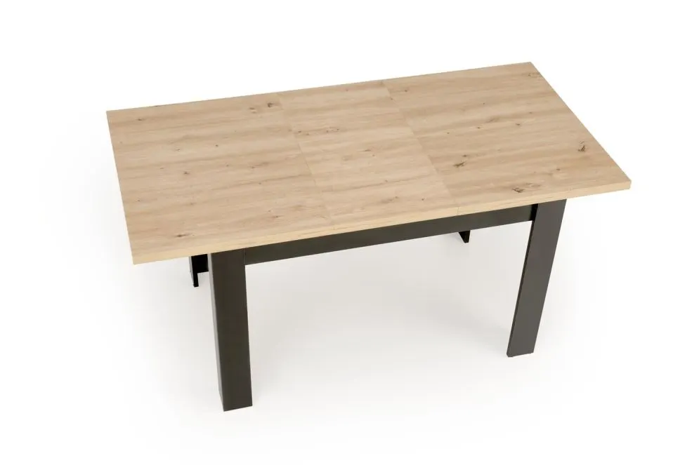 Stół rozkładany BAGIO 120(160)x80 dąb artisan/czarny w stylu skandynawskim I sklep meblowy MIRAT. styl SKANDYNAWSKI