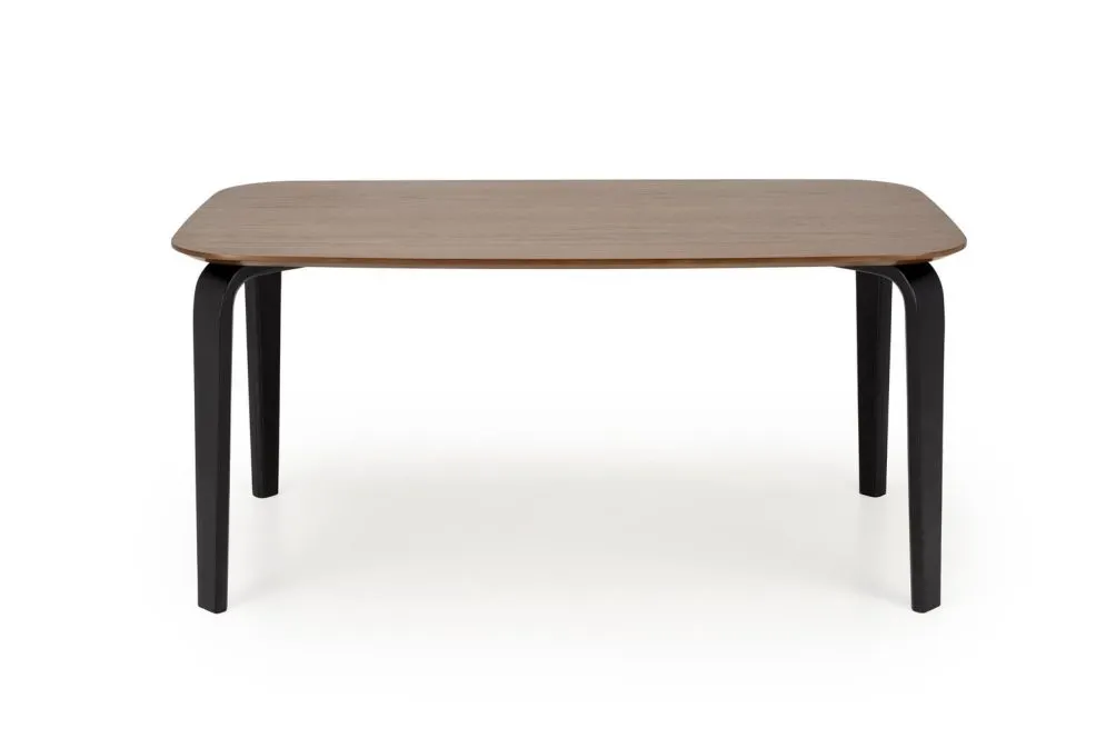 Stół PEDRO 160x90 orzech/czarny drewniany I sklep meblowy MIRAT.