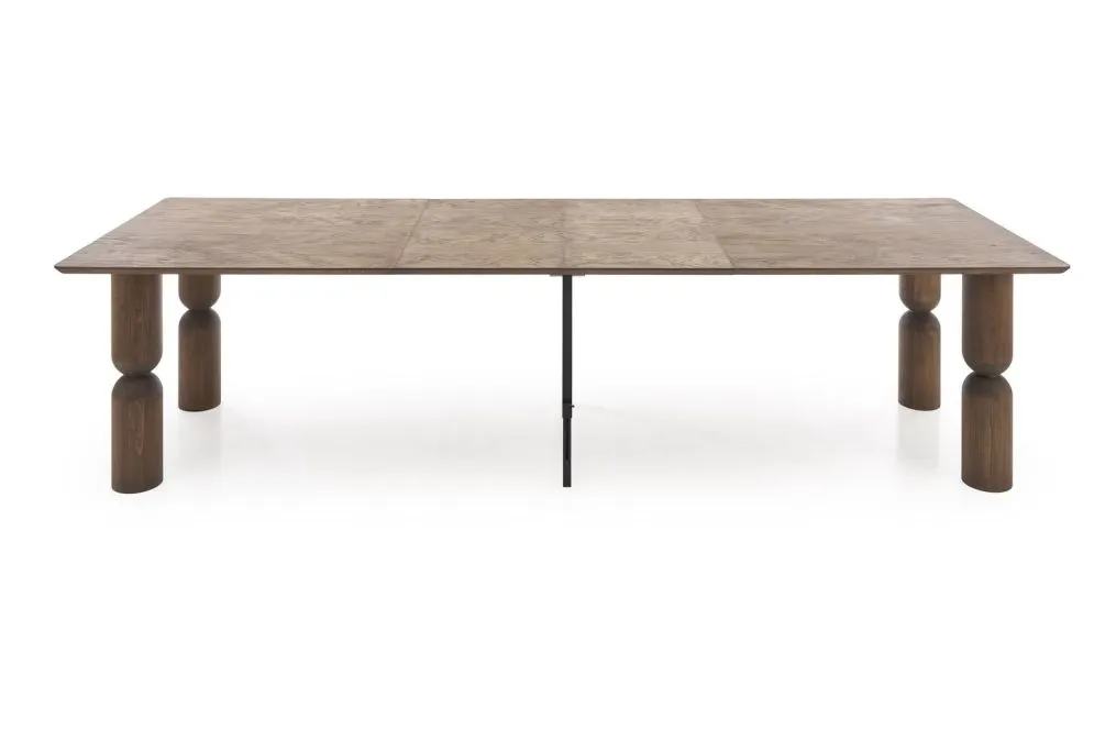 Designerski stół rozkładany MELTON 200(300)x101 jasny orzech I sklep meblowy MIRAT. styl SKANDYNAWSKI