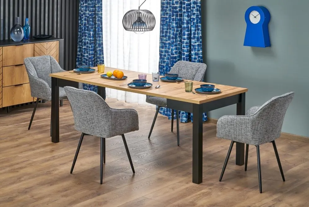 Krzesło tapicerowane K576 szare obracane loftowe I sklep meblowy MIRAT. styl LOFT