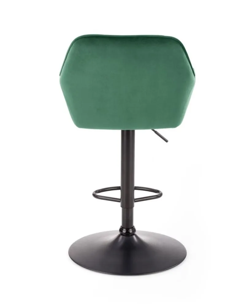 Hoker H-103 VELVET zielony z pikowanym oparciem I sklep meblowy MIRAT. styl GLAMOUR, LOFT