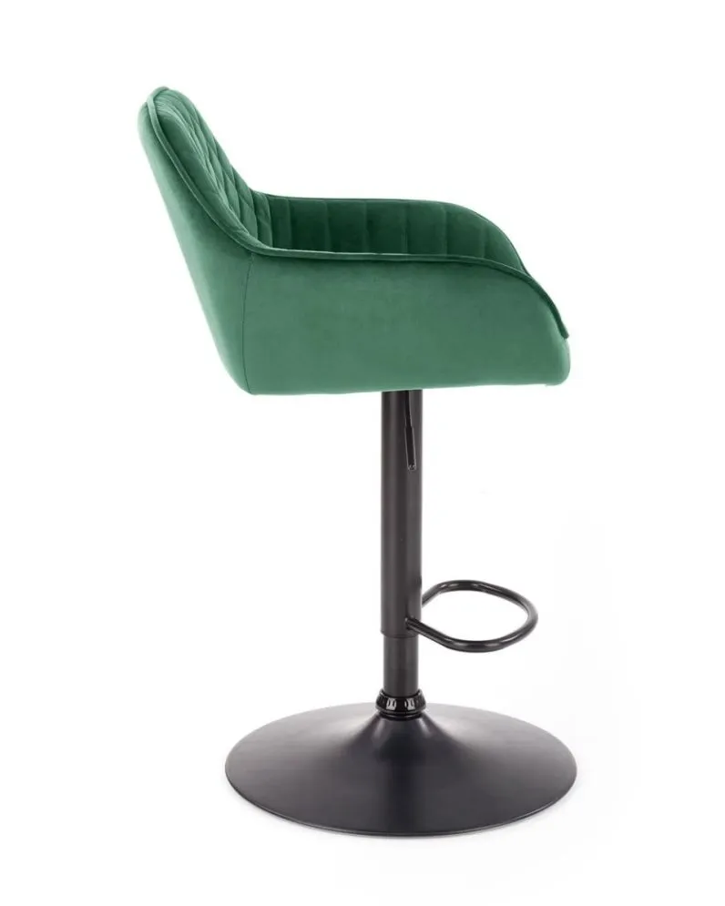 Hoker H-103 VELVET zielony z pikowanym oparciem I sklep meblowy MIRAT. styl GLAMOUR, LOFT