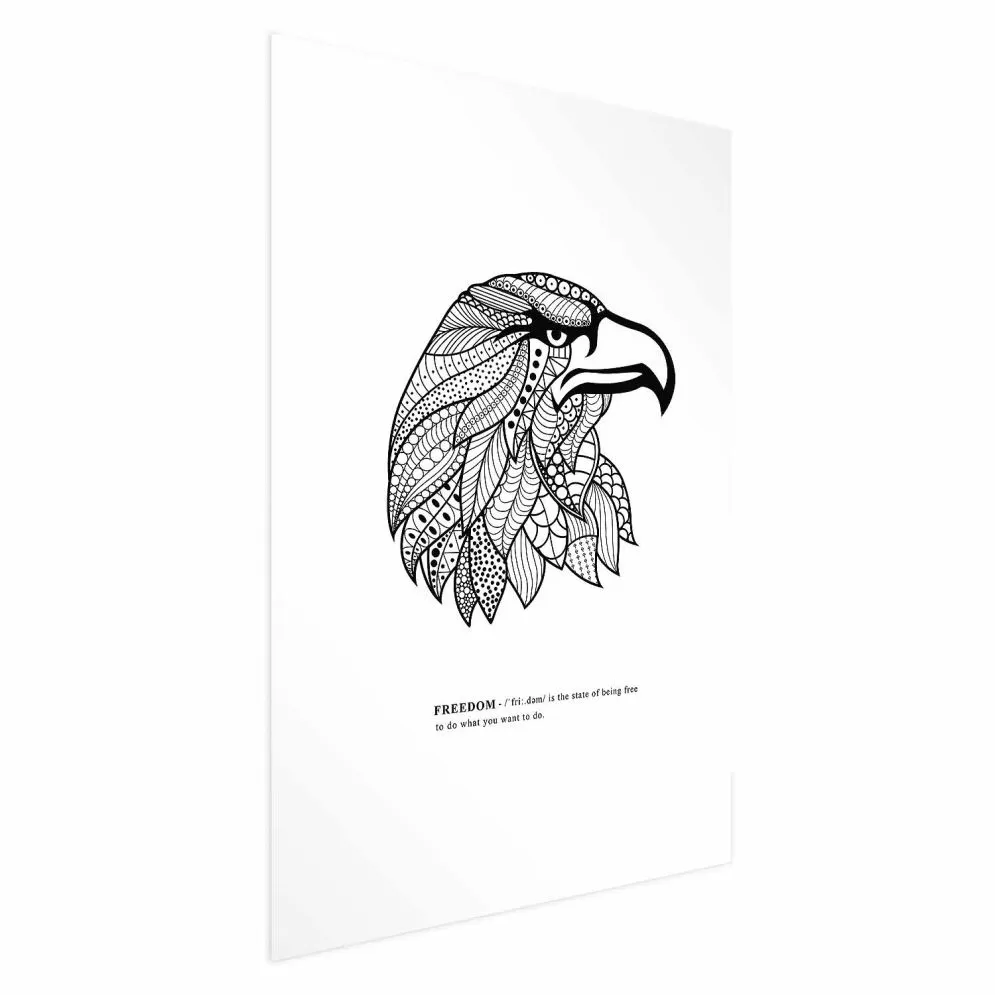 Plakat Orzeł wolności 29,7x42 cm bez ramy z marginesem | MIRAT.