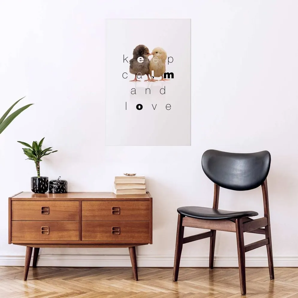Plakat Keep Calm 29,7x42 cm bez ramy z marginesem | MIRAT.