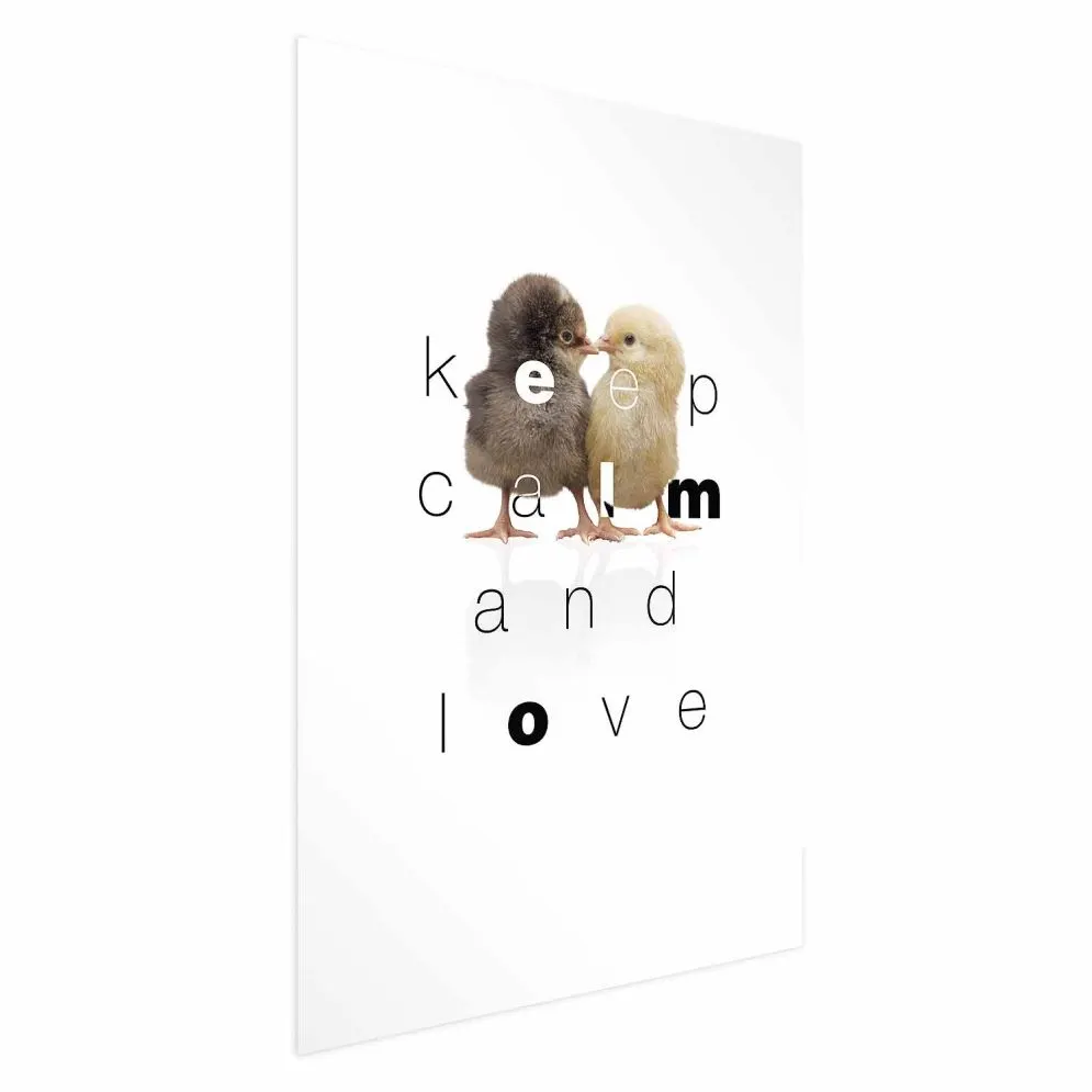 Plakat Keep Calm 29,7x42 cm bez ramy z marginesem | MIRAT.