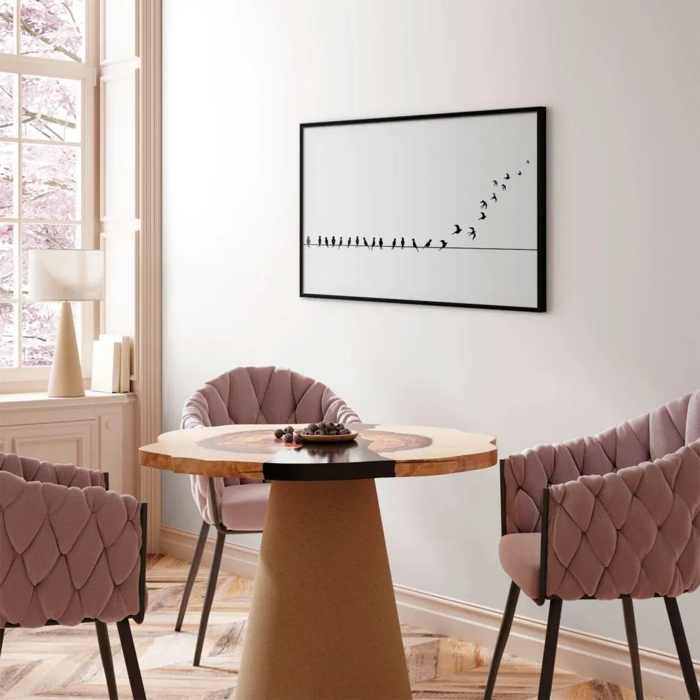 Plakat Lećmy 42x29,7 cm z ramą czarną bez marginesu | MIRAT.