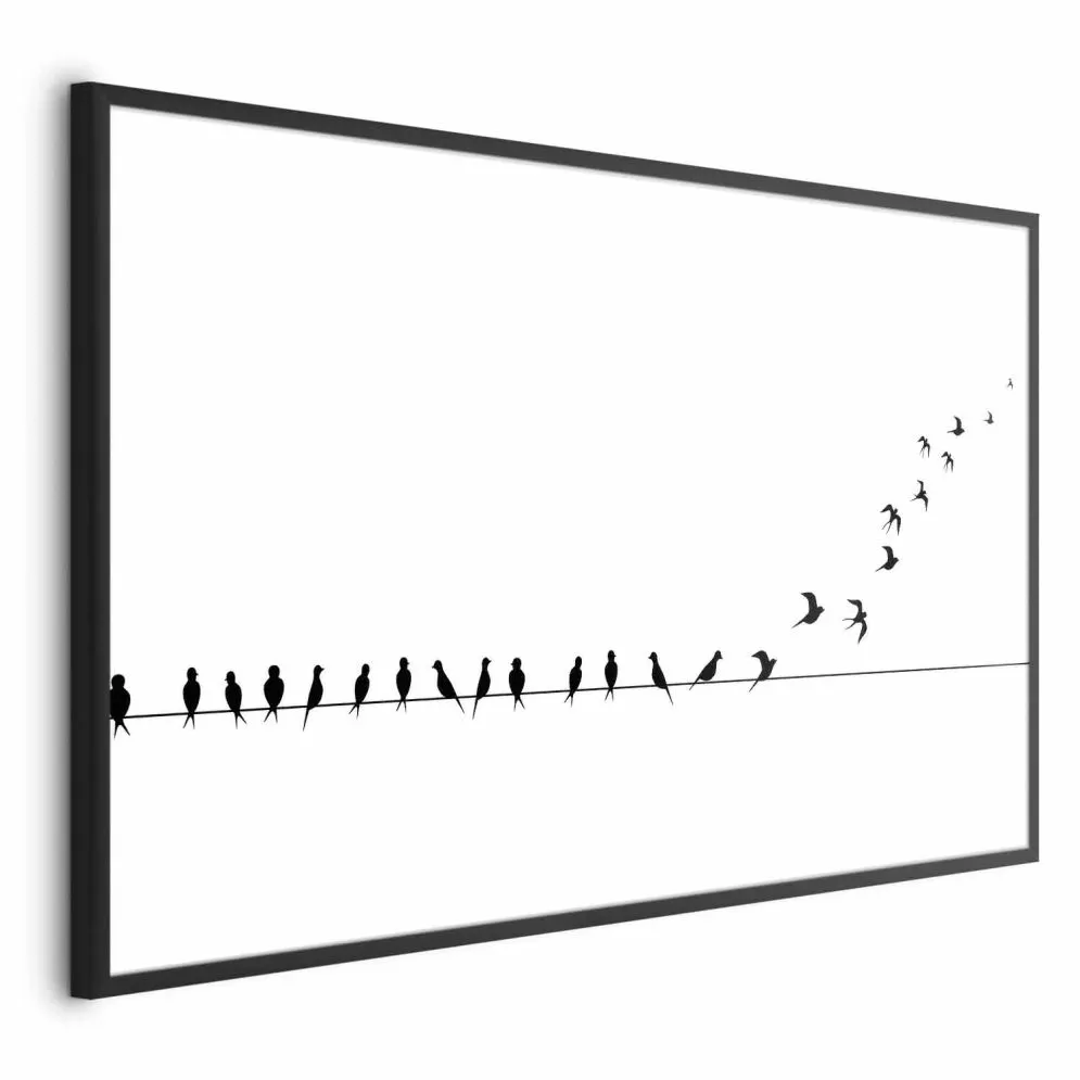Plakat Lećmy 42x29,7 cm z ramą czarną bez marginesu | MIRAT.