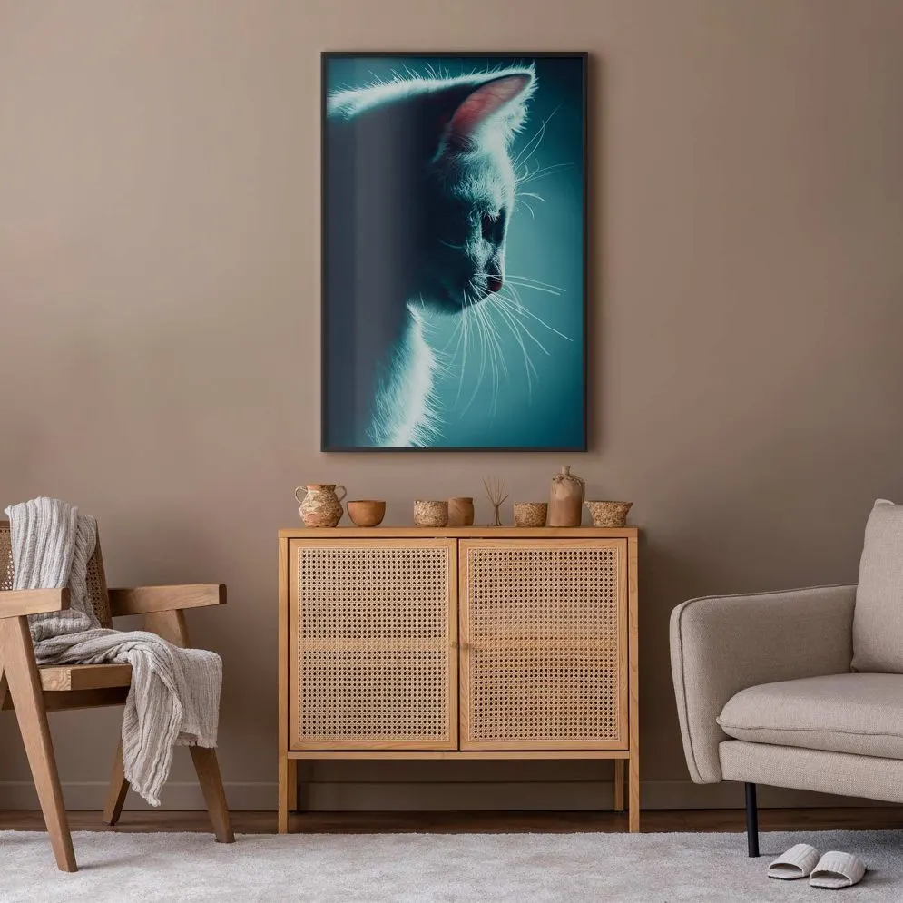 Plakat Nocny włóczęga 29,7x42 cm z ramą czarną bez marginesu | MIRAT.