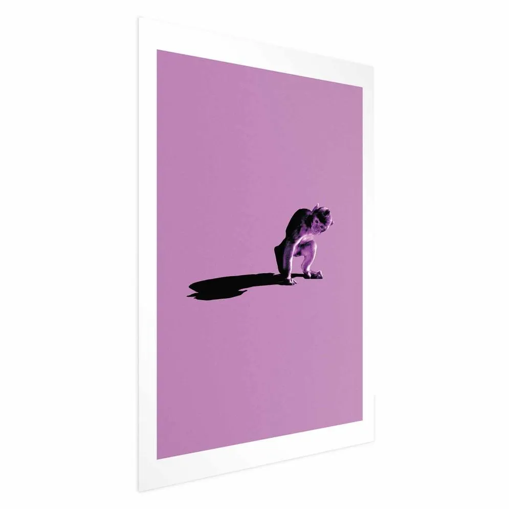 Plakat Mała małpka 60x90 cm bez ramy z marginesem | MIRAT.