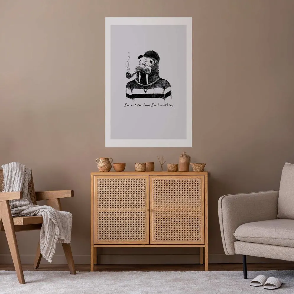 Plakat Smoking 40x60 cm bez ramy z marginesem | MIRAT.