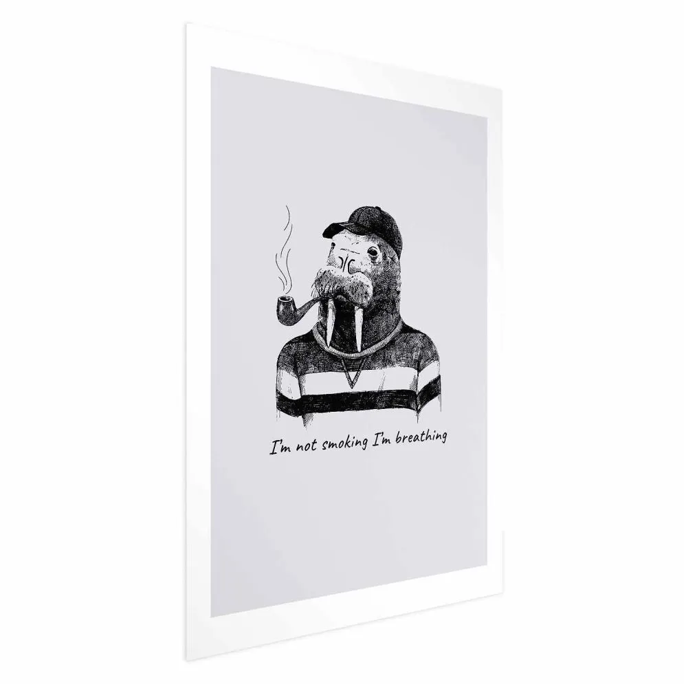 Plakat Smoking 40x60 cm bez ramy z marginesem | MIRAT.