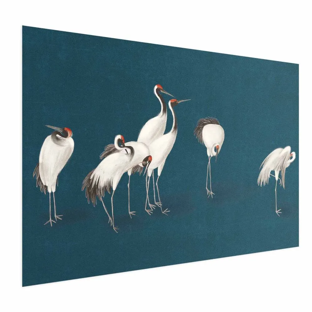 Plakat Wieczór nad stawem 60x40 cm bez ramy bez marginesu | MIRAT.