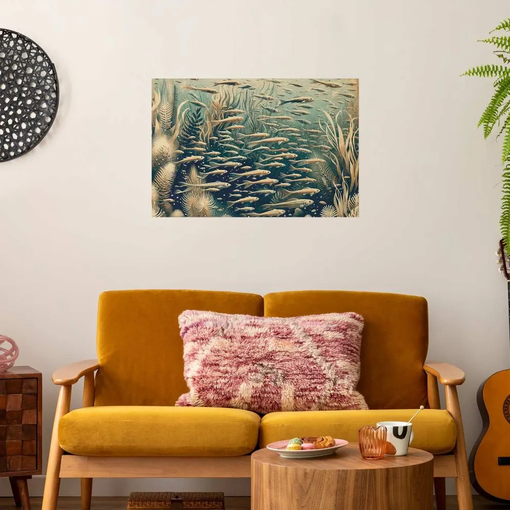 Plakat Oceaniczna przyroda 30x21 cm bez ramy bez marginesu | MIRAT.