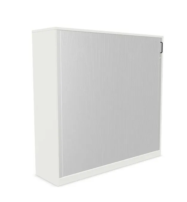 Szafka biurowa żaluzjowa EASY SPACE CABINET HRT 4-OH 160cm biała zamykana I sklep meblowy MIRAT.