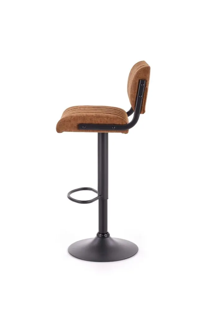 Hoker H-88 brązowy na jednej nodze z okrągłą podstawą | MIRAT. w stylu LOFT, VINTAGE kolekcja