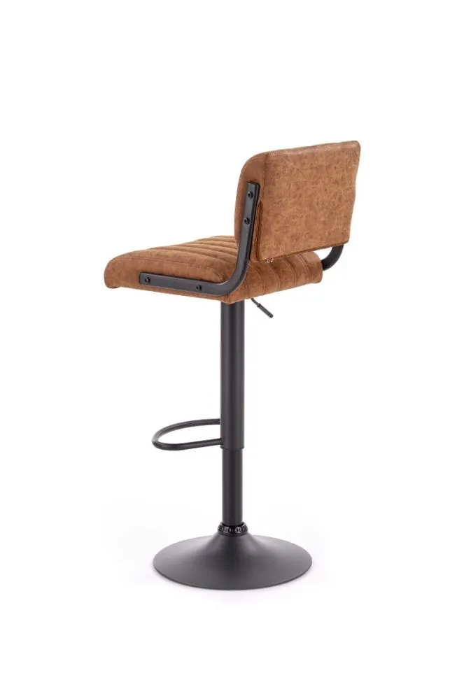 Hoker H-88 brązowy na jednej nodze z okrągłą podstawą | MIRAT. w stylu LOFT, VINTAGE kolekcja