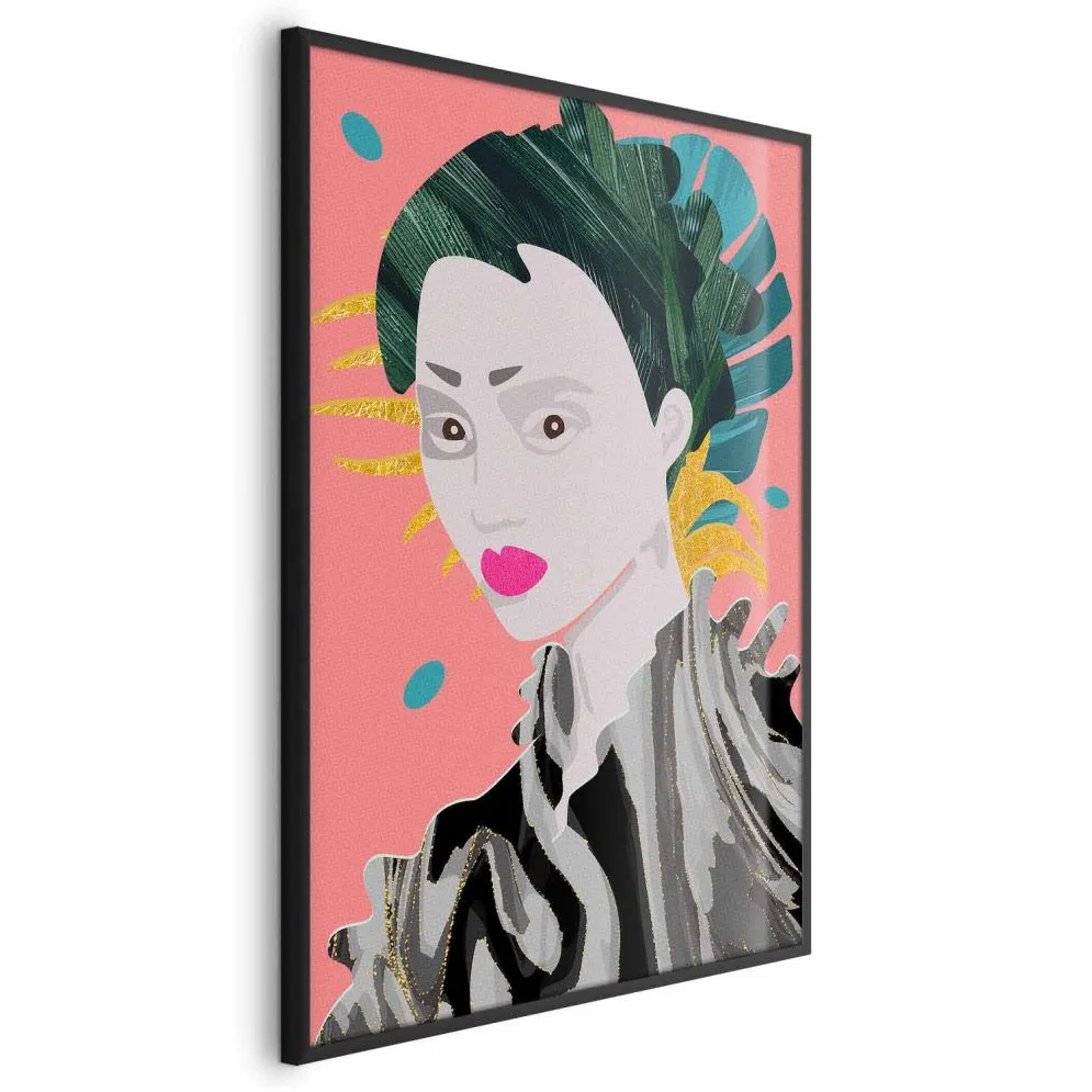 Plakat Azjatycki styl 21x30cm z ramą czarną bez marginesu | MIRAT.  kolekcja h-A-0108-ao-a