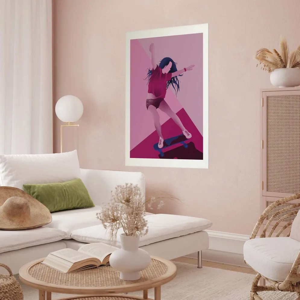 Plakat Powerslide 29,7x42 cm bez ramy z marginesem | MIRAT.