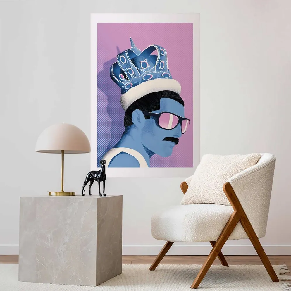 Plakat Freddie 60x90 cm bez ramy z marginesem | MIRAT.