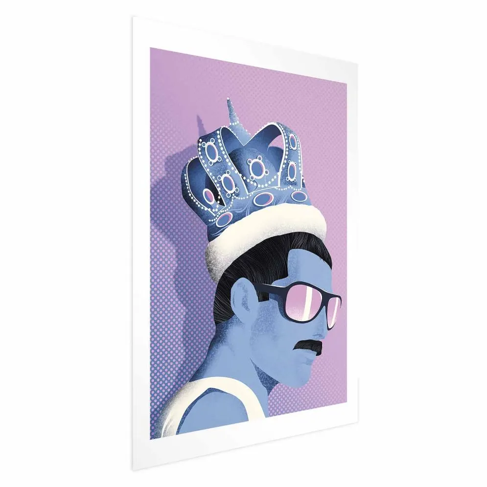 Plakat Freddie 60x90 cm bez ramy z marginesem