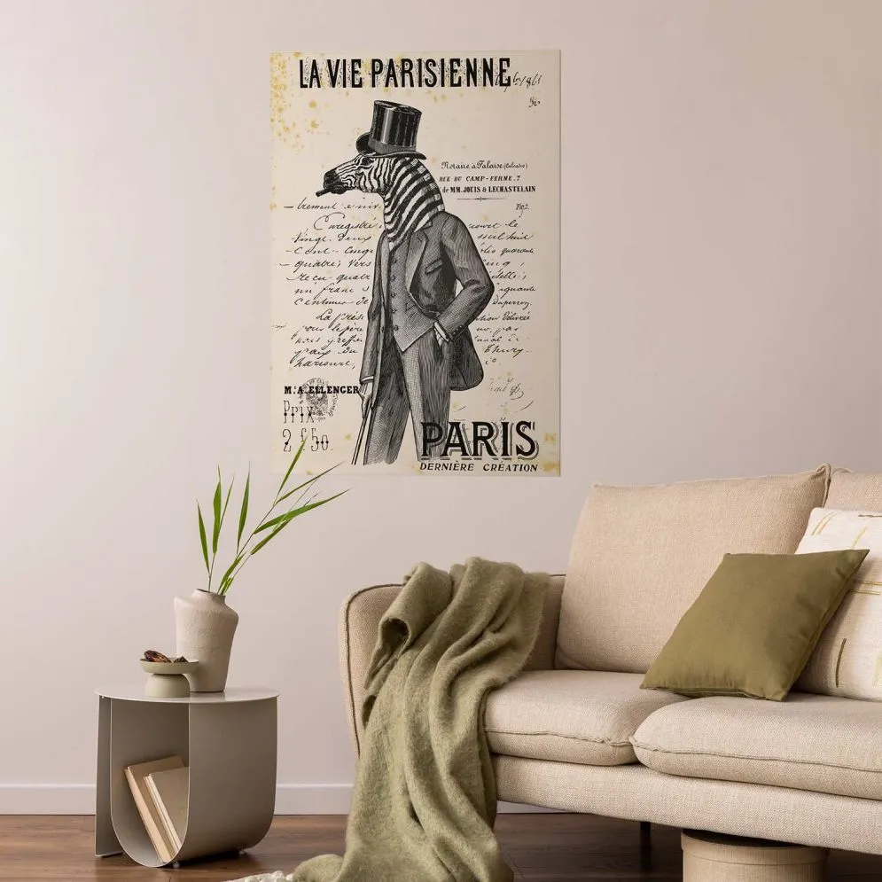 Plakat La Vie Parisienne 40x60 cm bez ramy bez marginesu | MIRAT.