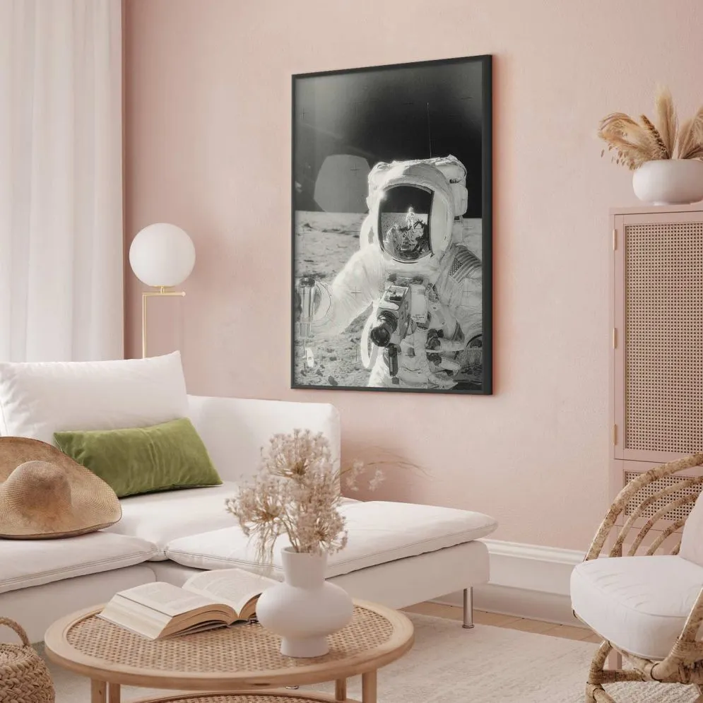 Plakat Zawód kosmonauta 60x90 cm z ramą czarną bez marginesu | MIRAT.