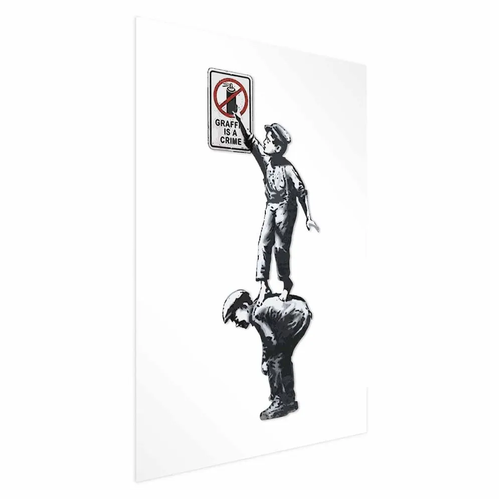 Plakat Graffiti 40x60 cm bez ramy z marginesem | MIRAT.