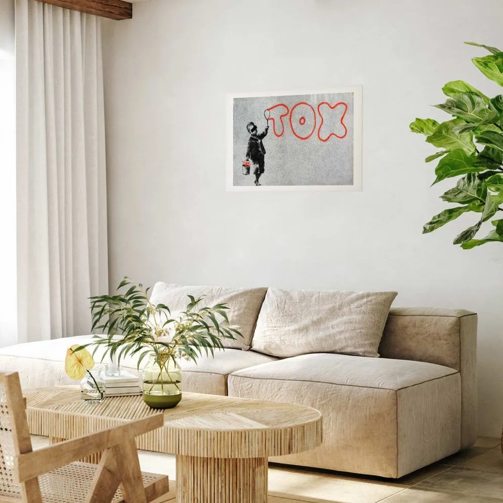 Plakat Toksyczny 60x40 cm bez ramy z marginesem | MIRAT.