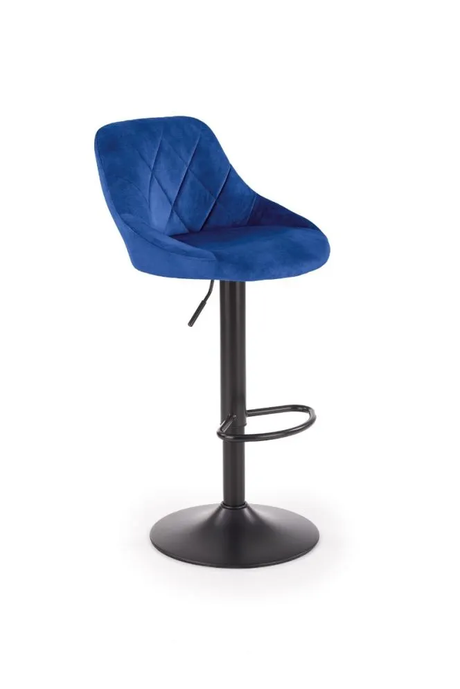 Hoker H-101 VELVET granatowy na jednej nodze | MIRAT. w stylu LOFT kolekcja