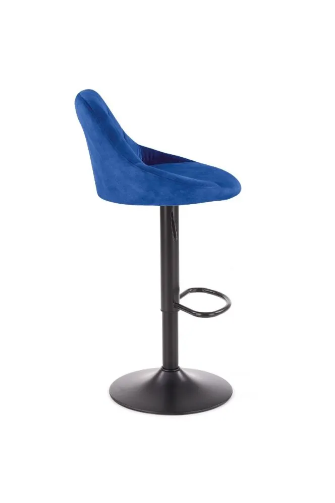 Hoker H-101 VELVET granatowy na jednej nodze | MIRAT. w stylu LOFT kolekcja