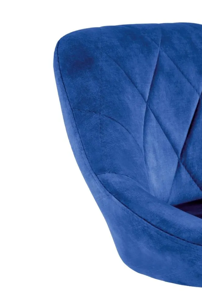 Hoker H-101 VELVET granatowy na jednej nodze | MIRAT. w stylu LOFT kolekcja