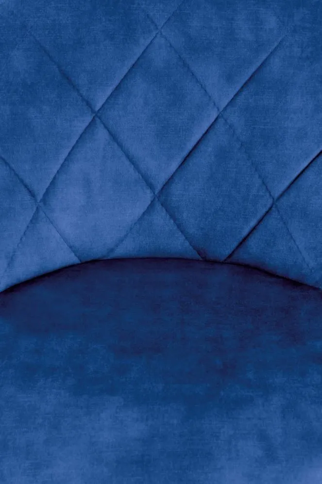 Hoker H-101 VELVET granatowy na jednej nodze | MIRAT. w stylu LOFT kolekcja