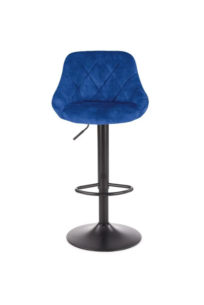 Hoker H-101 VELVET granatowy na jednej nodze | MIRAT. w stylu LOFT kolekcja