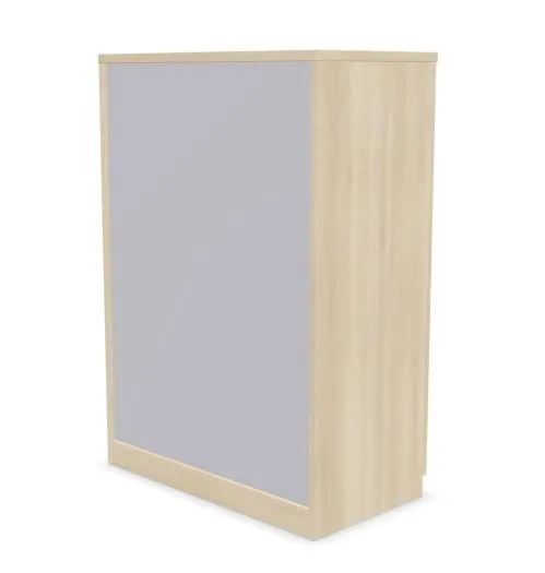 Komoda biurowa EASY SPACE CABINET H-D2 3-OH 80cm akacjowa zamykana I sklep meblowy MIRAT.