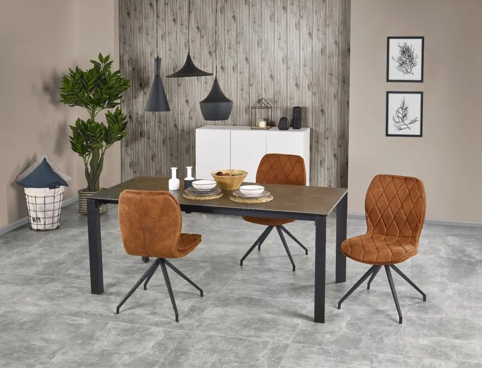 Stół HORIZON popielaty/czarny w stylu loft | MIRAT. w stylu  kolekcja