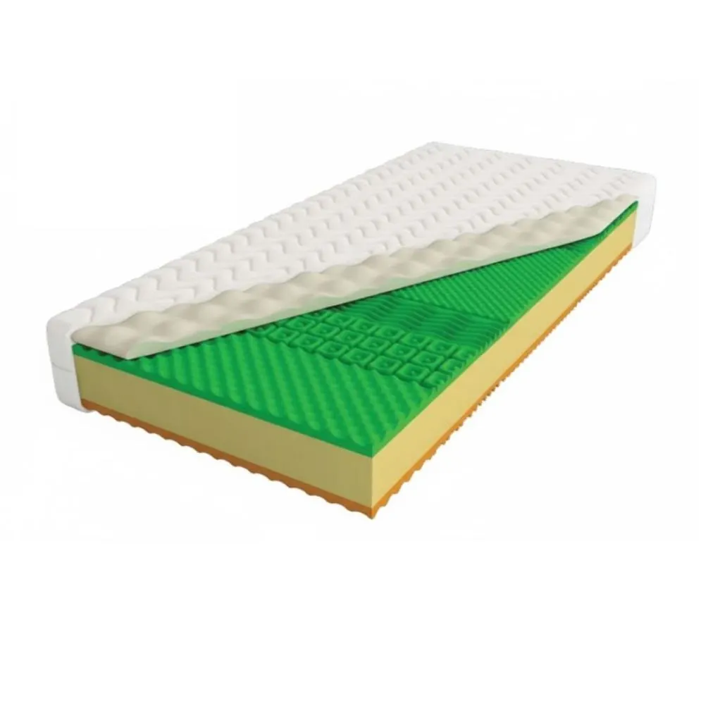 Materac piankowy dwustronny HYBRYDA H2 120x200 z pokrowcem pikowanym I sklep meblowy MIRAT.